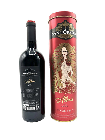 Casa Sant'Orsola Althaia - Vino Rosso in Elegante Astuccio di Latta Rosso
