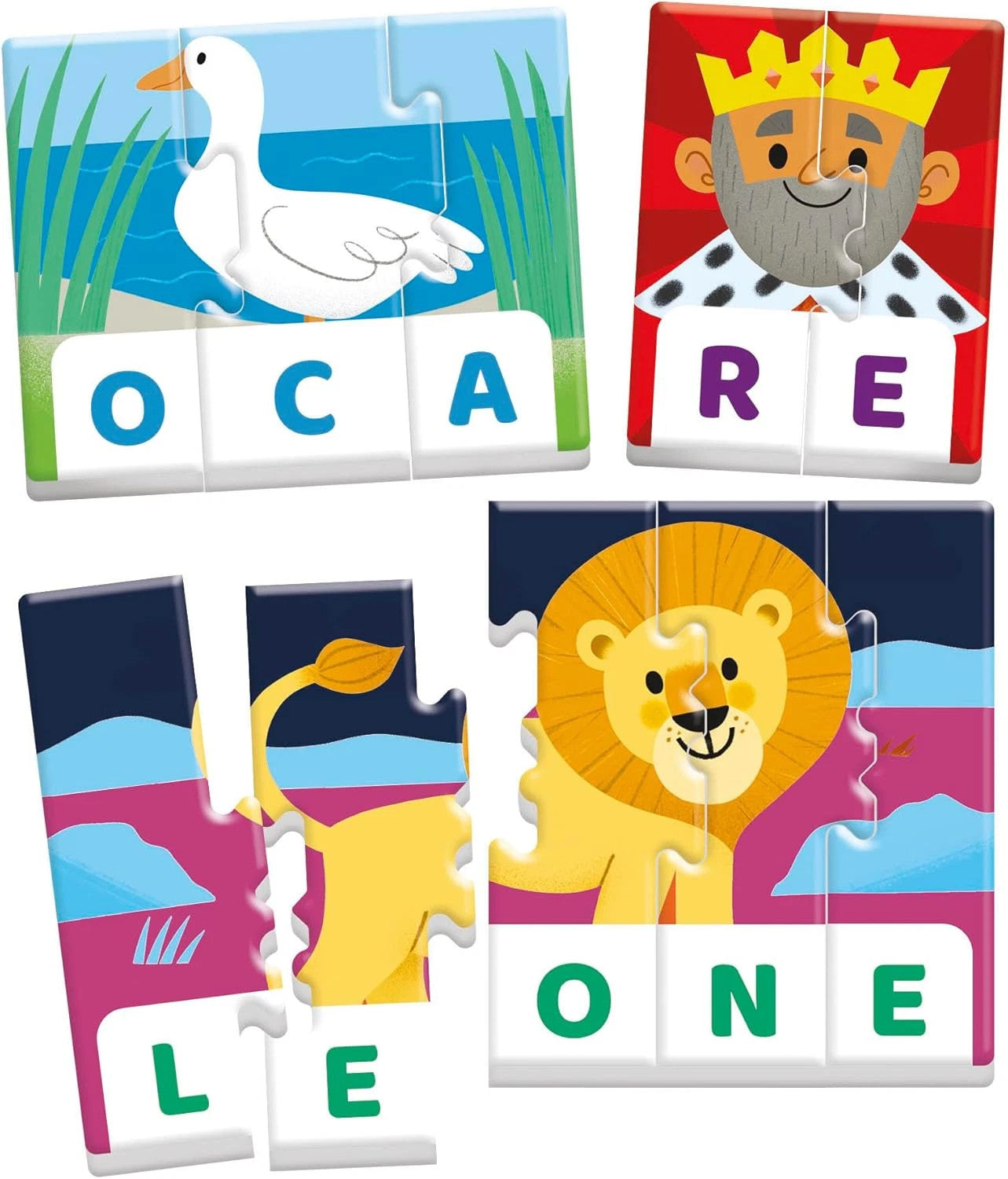 Sapientino Lettere e Parole 16 Puzzle - Clementoni