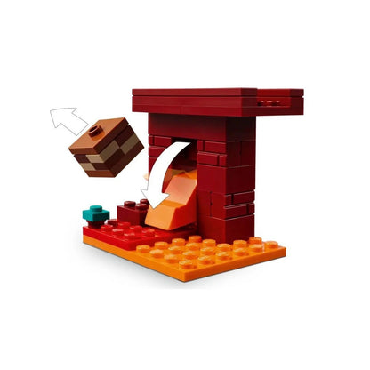 LEGO Minecraft 21266 - La Battaglia nella Lava del Nether 99 pz The Nether Lava