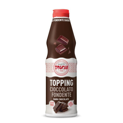 Toschi - Topping 1 kg Cioccolato Fondente (Dark Chocolate) in Flacone Antigoccia