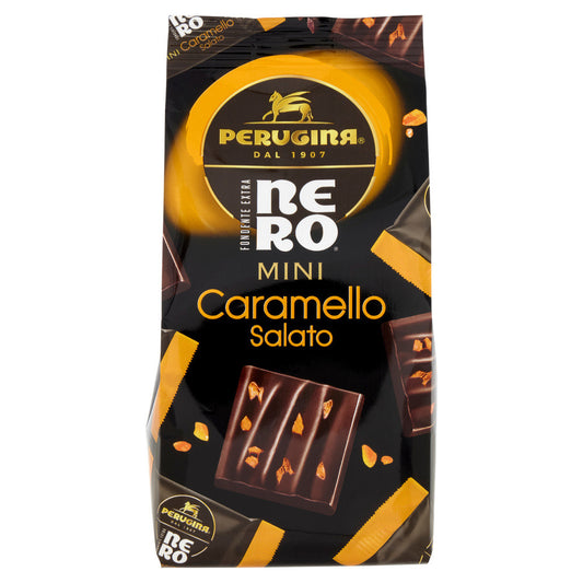NERO PERUGINA CARAMELLO SALATO Mini Cioccolato Fondente Cacao 150 gr Sacchetto