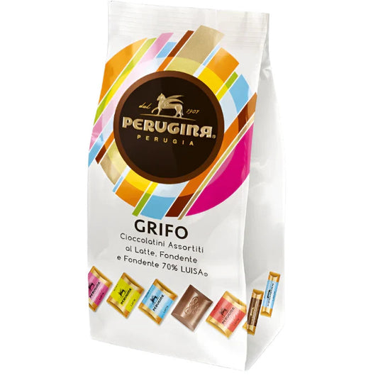 NERO PERUGINA GRIFO assortito Sacchetto 150 gr Cioccolato Luisa Fondente 70 %