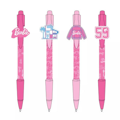 Barbie - Set 4 Penne a Sfera con Ciondoli Decorativi