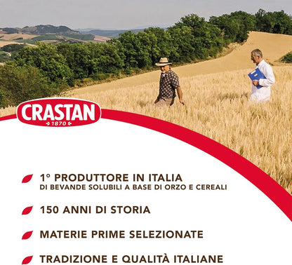 Crastan Orzo Biologico in Cialde Compostabili - Confezione da 18 Cialde