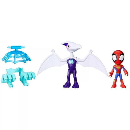 Ghostasaurus & Spidey Dino-Webs Action Figure Set - Spidey and His Amazing Friends (Hasbro)