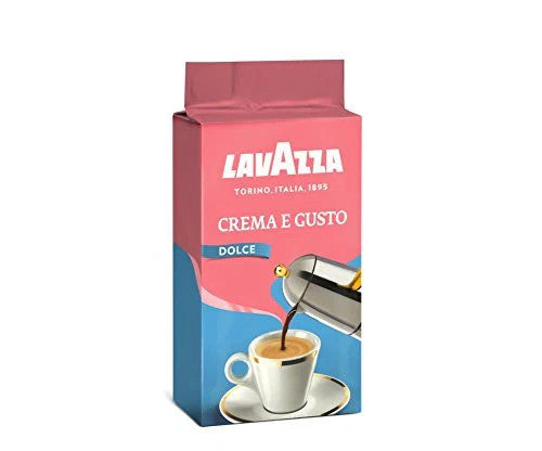 Lavazza Crema e Gusto Dolce – Caffè Macinato 2×250g – Risveglio Morbido, Intensità 6/10