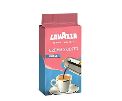 Lavazza Crema e Gusto Dolce – Caffè Macinato 2×250g – Risveglio Morbido, Intensità 6/10