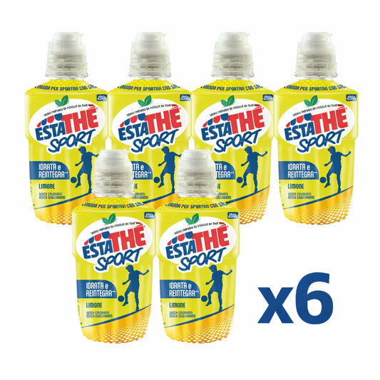 Estathé Sport Limone x6 Bottiglie 500ml Idrata Reintegra Senza Coloranti