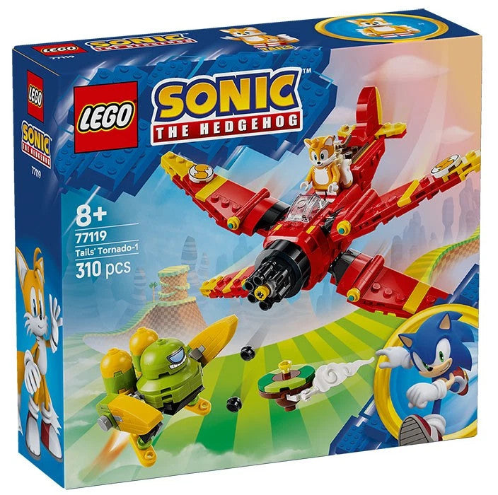 LEGO Sonic the Hedgehog - Il Biplano Tornado di Tails (Set 77119 - 310 Pezzi)