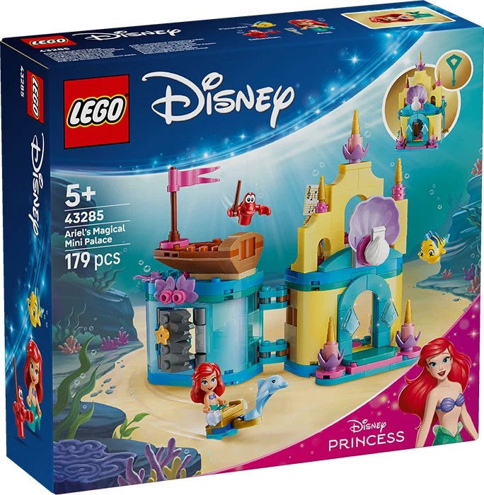 LEGO Disney Princess 43285 - Il Mini Palazzo Magico di Ariel 179 pz Costruzioni