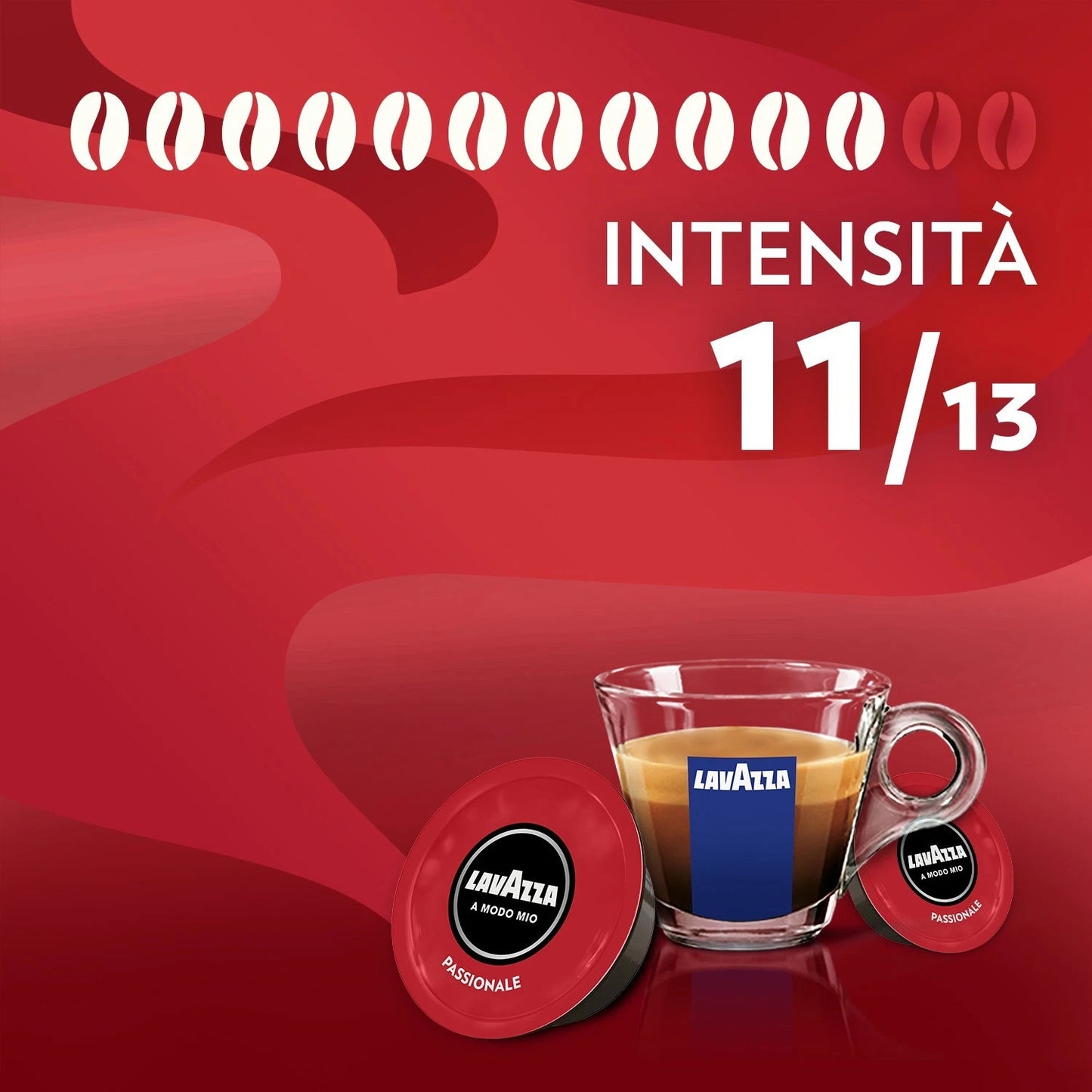 Lavazza Capsule A Modo Mio Espresso Passionale - Confezione da 16 Capsule Salva Aroma