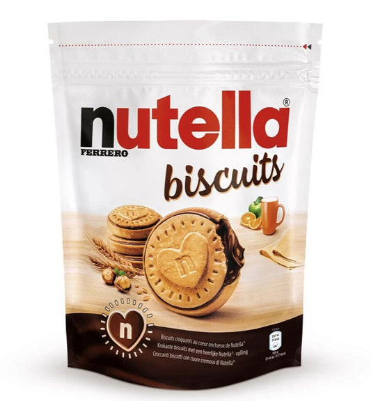 Nutella Biscuits - Biscotti Ferrero Croccanti con Cuore Cremoso di Nutella (304g)