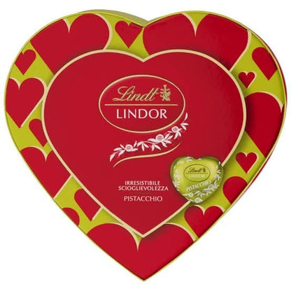 Lindt Lindor - Scatola Regalo Cuore con Cioccolatini al Pistacchio SCAD. 11.2026