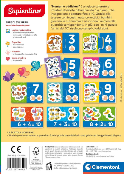 Sapientino Numeri e Addizioni - Clementoni (3-5 Anni)