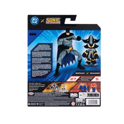 Sonic the Hedgehog e DC - Action Figure Pack Batman e Shadow - Jakks