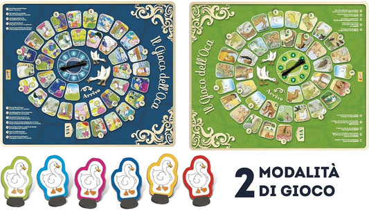 Gioco dell'Oca 2 in 1 Ludoteca I Classici - Gioco da Tavolo Lisciani