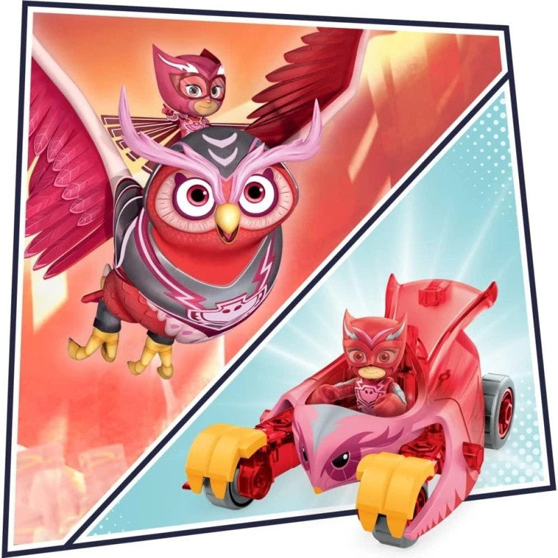 PJ Masks Animal Power Owl Glider - Veicolo e Action Figure Gufetta Hasbro
