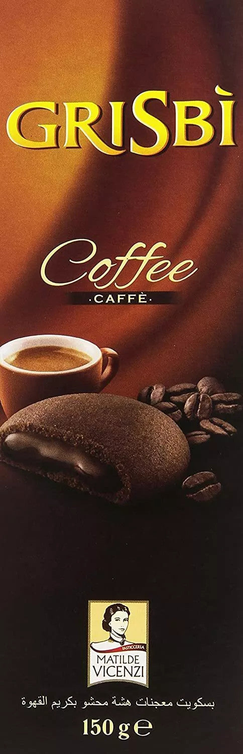 Grisbì Matilde Vicenzi - Biscotti Farciti al Caffè (Confezione 150g)