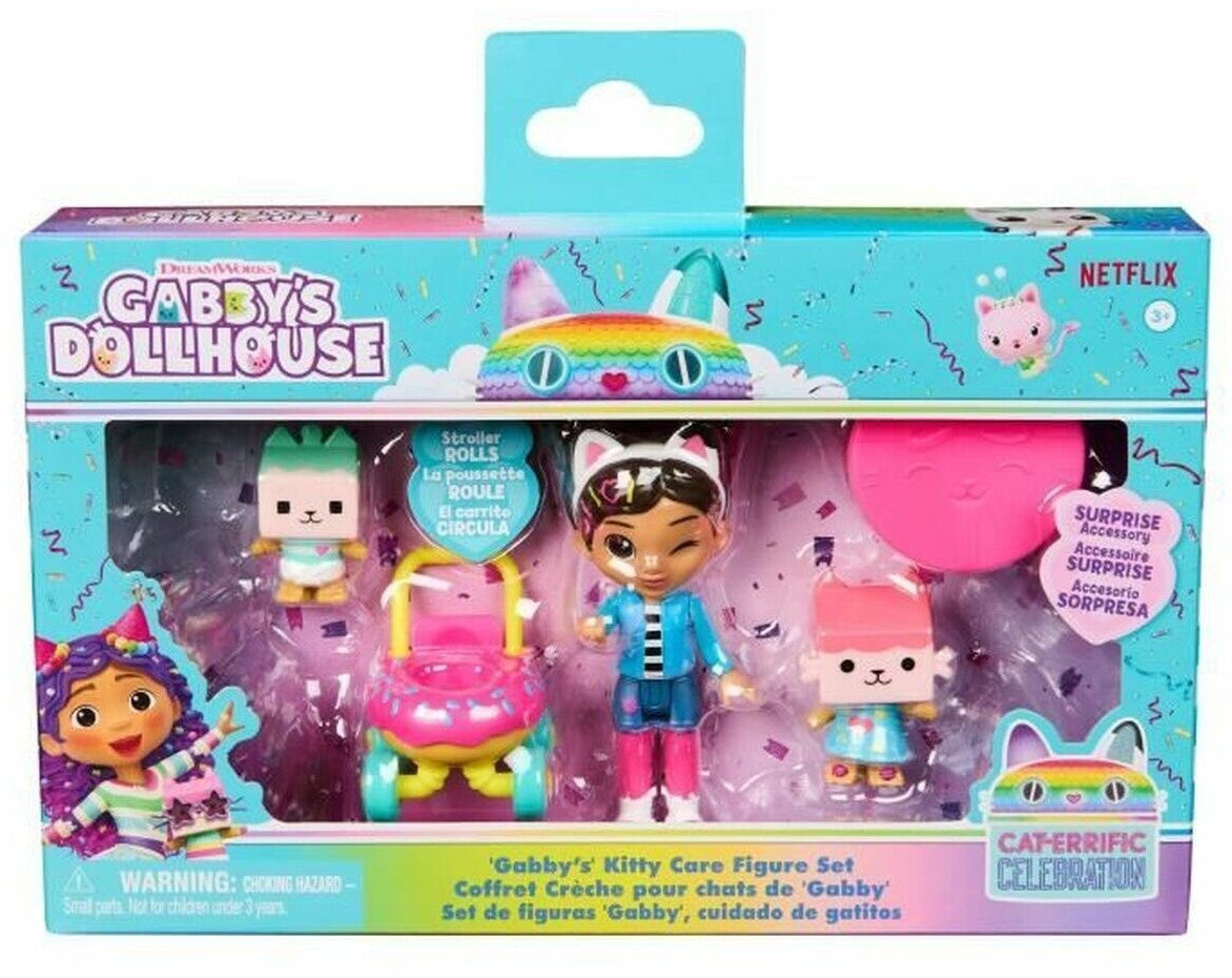 Gabby's Dollhouse Set Gioco Pandy Paws e Dolci Gattini con Accessori