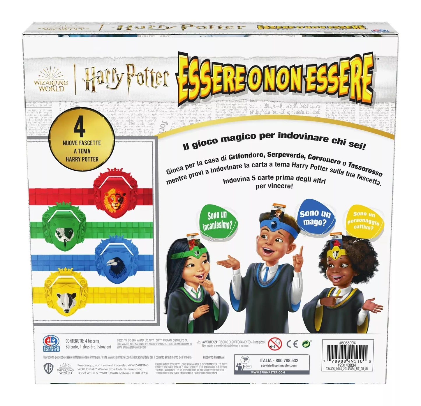 Wizarding World Harry Potter - Essere o Non Essere: Il Gioco per Indovinare Chi Sei! - Editrice Giochi