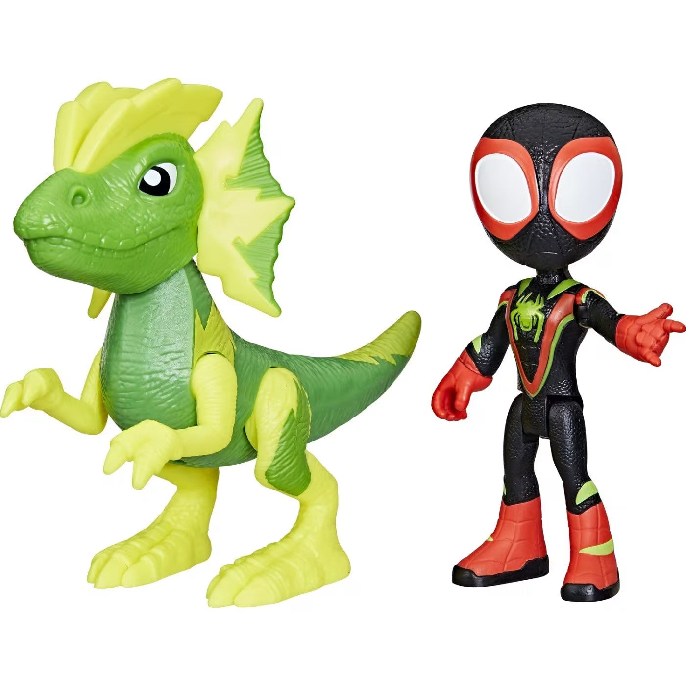 Miles "Spin" Morales & Marvel's Electrosaurus Dino-Webs Set - Spidey and His Amazing Friends (Hasbro)