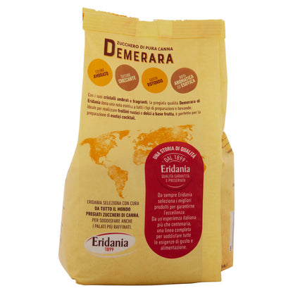 Eridania - Zucchero di Pura Canna Demerara 500 gr in Cristalli Ambrati