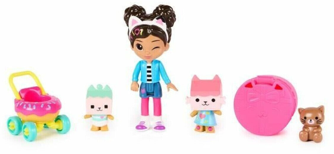 Gabby's Dollhouse Set Gioco Pandy Paws e Dolci Gattini con Accessori