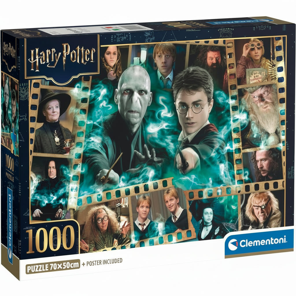 Puzzle Clementoni 1000 Pezzi Harry Potter con Poster Incluso - 70x50 cm
