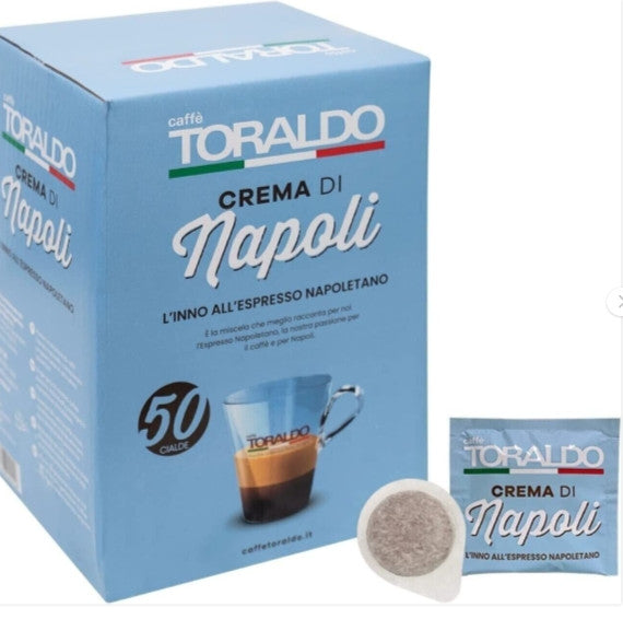 Toraldo Crema di Napoli Limited Edition Cialde Caffè  - Confezione da 50 Cialde ESE 44mm