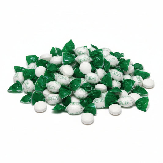 Caramelle Saila Menta 1 kg - Caramelle Dure Rinfrescanti Incartate Singolarmente