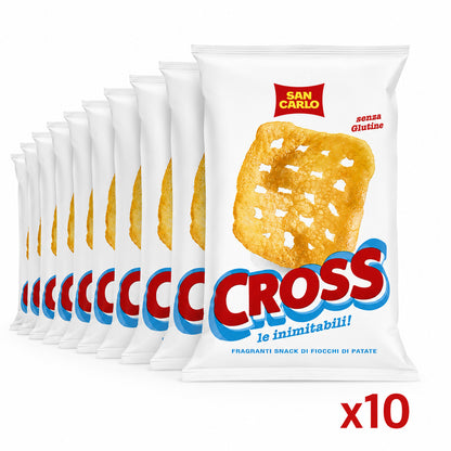 San Carlo Cross 10 Confezioni 50g Snack Patate