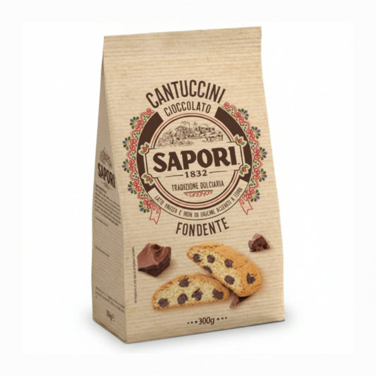 Sapori Cantuccini Cioccolato Fondente - Busta 100g