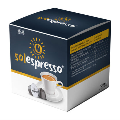 Solespresso Capsule Compatibili Nescafé Dolce Gusto - Confezione da 120g