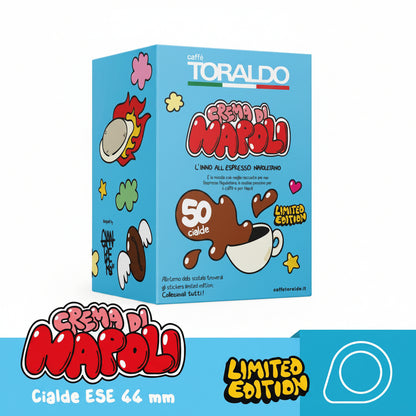 Toraldo Crema di Napoli Limited Edition Cialde Caffè  - Confezione da 50 Cialde ESE 44mm