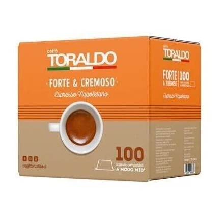 Caffè Toraldo Forte & Cremoso – 100 Capsule Compatibili A Modo Mio