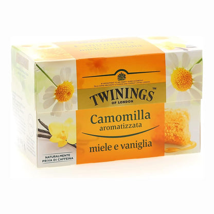 Twinings Camomilla Aromatizzata Miele e Vaniglia - Infuso Naturale