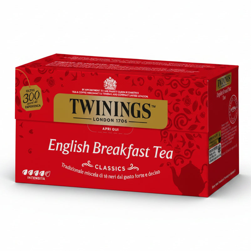 Twinings English Breakfast Tea Classics - Tradizionale Miscela di Tè Neri